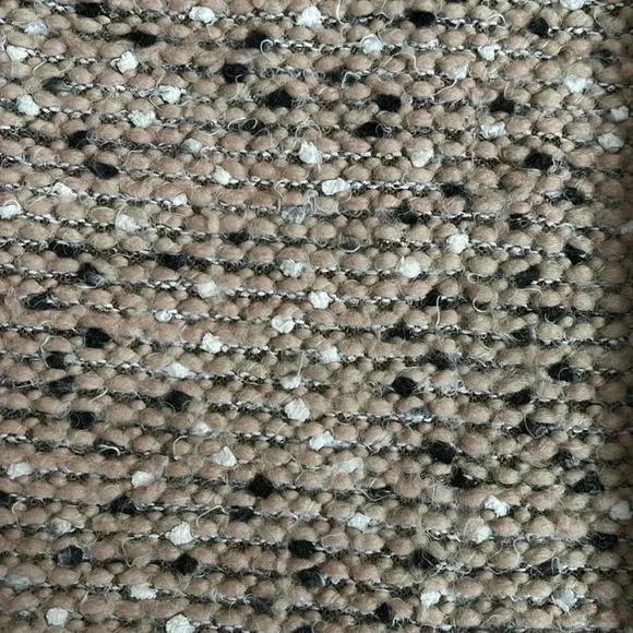 🔥Y.A.S.🔥 | Nude, black and white speckled wool blend knit cardigan - Picture 3 of 13